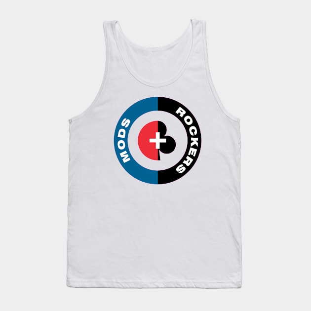 Mods and Rockers Tank Top by Skatee